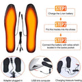Warmfell™ USB Heated Shoe Insoles With Slim Carbon Fibre Heating