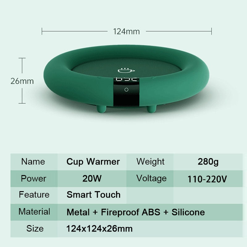 Warmfell™ Pastel Mug Warmer with 20W Warming Plate