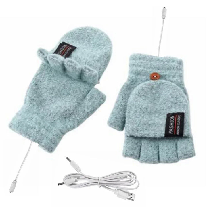 Warmfell™ Knitted USB Heated Gloves With 3 Temperature Settings