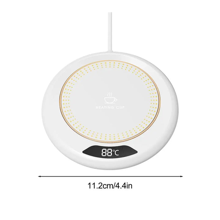 Warmfell™ USB Heated Mug Coaster with 3 Temperature Levels