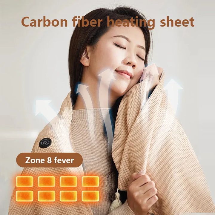 Warmfell™ Lightweight USB Heated Travel Blanket 150 x 80 cm