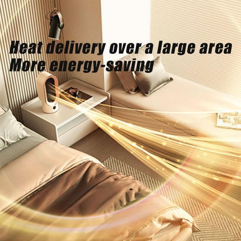 Warmfell™ Quiet 800W Mini Fan Heater with Safe Cool-Touch Design
