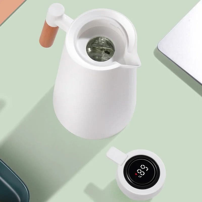 Warmfell™ 1 Litre Insulated Coffee Jug with Temperature Display Lid