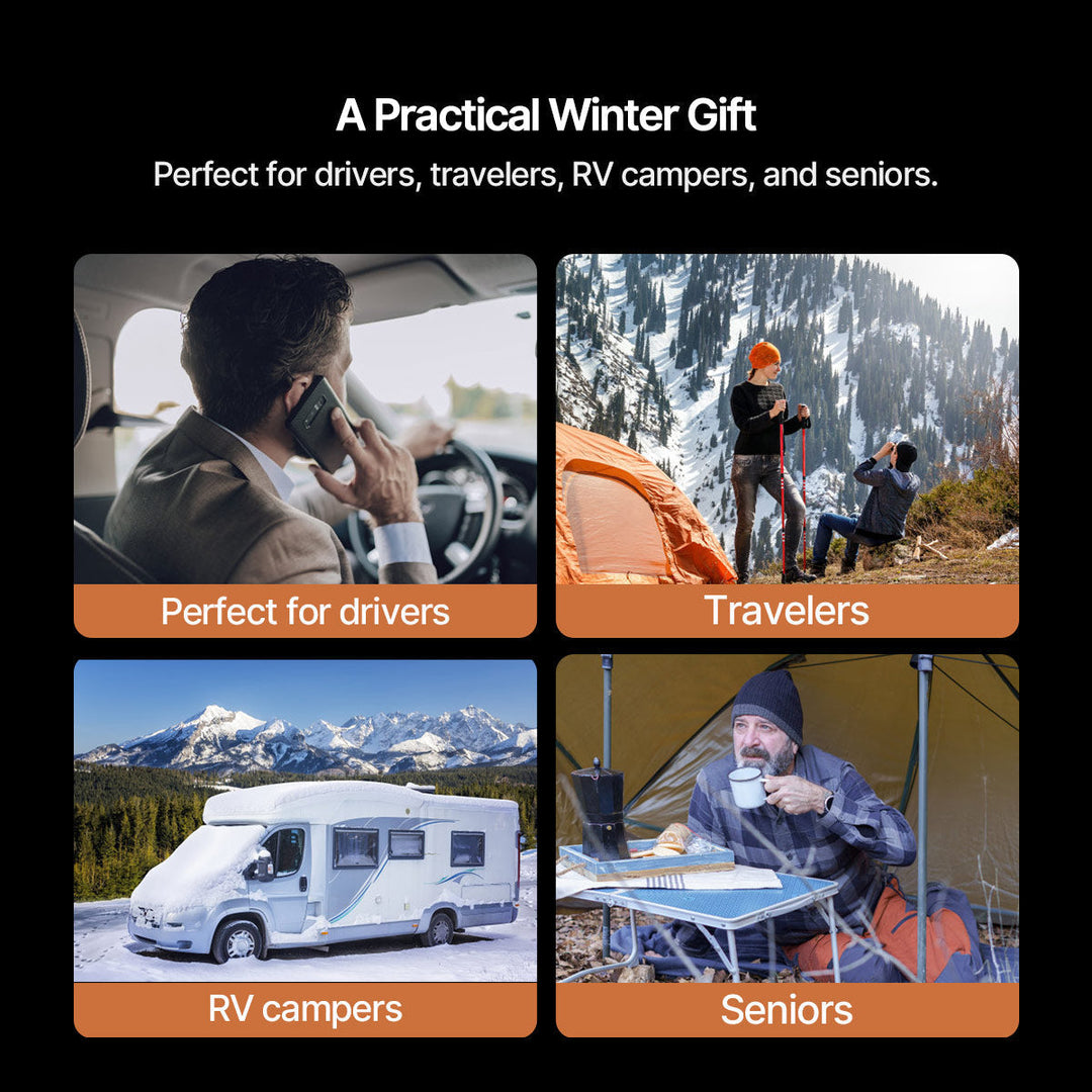 Warmfell™ 12V/24V Car Heater with 360° Head, Warm in 1 Second