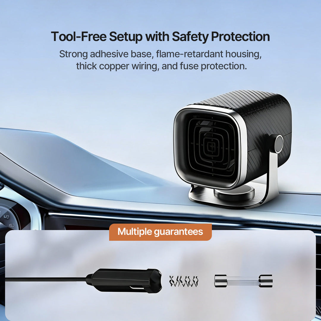 Warmfell™ 12V/24V Car Heater with 360° Head, Warm in 1 Second