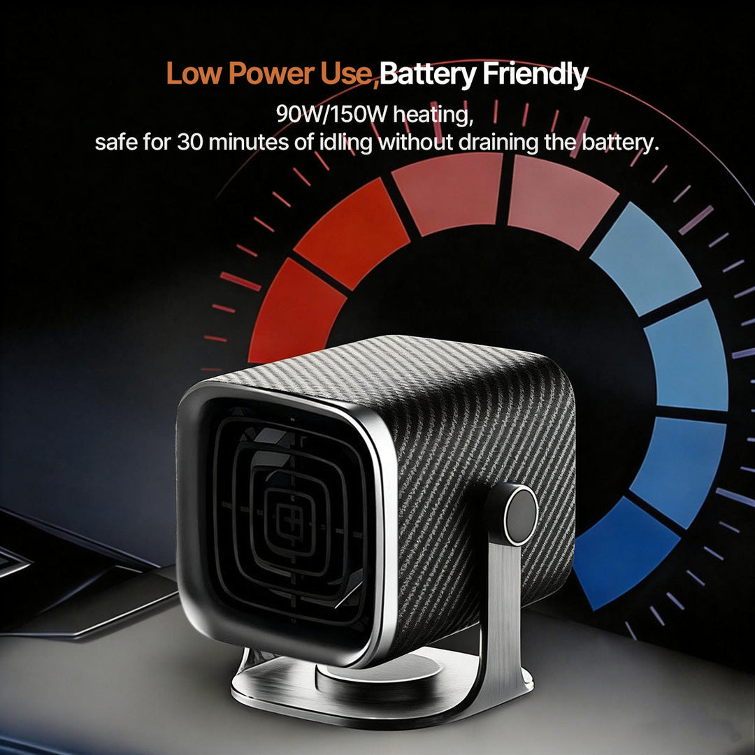 Warmfell™ 12V/24V Car Heater with 360° Head, Warm in 1 Second