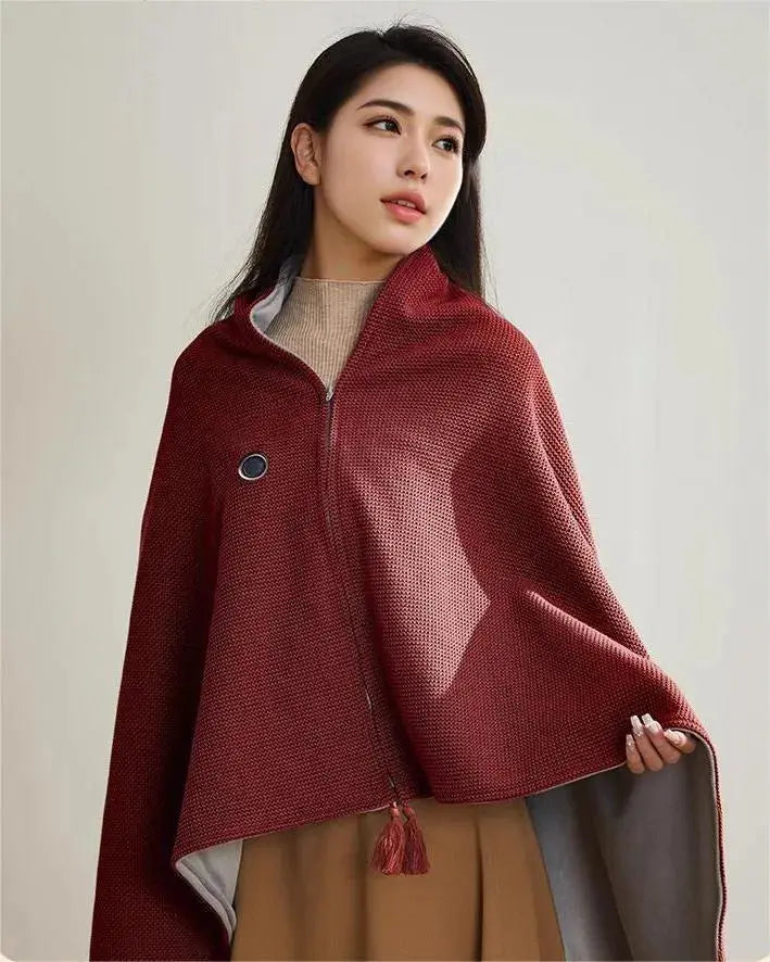 Warmfell™ Large Heated Wrap Scarf That Warms Up in Just 15 Seconds