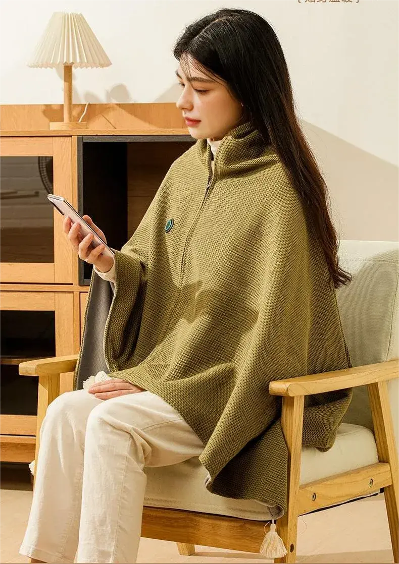Warmfell™ Large Heated Wrap Scarf That Warms Up in Just 15 Seconds