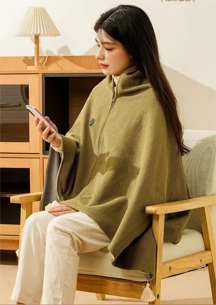 Warmfell™ Large Heated Wrap Scarf That Warms Up in Just 15 Seconds