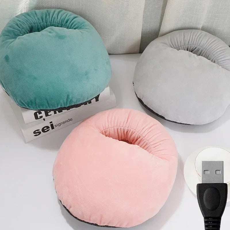 Warmfell™ Fluffy USB Foot Warmer Bootie With Soft Velvet Lining