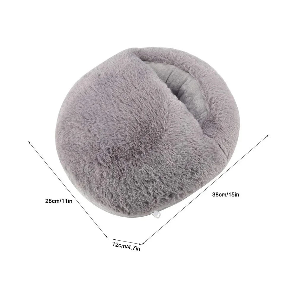 Warmfell™ Fluffy USB Foot Warmer Bootie With Soft Velvet Lining