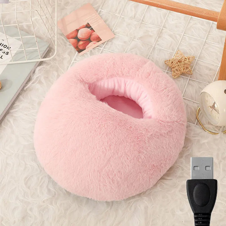 Warmfell™ Fluffy USB Foot Warmer Bootie With Soft Velvet Lining