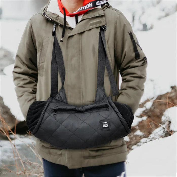 Warmfell™ Heated Hand Muff with Three Adjustable Heat Settings