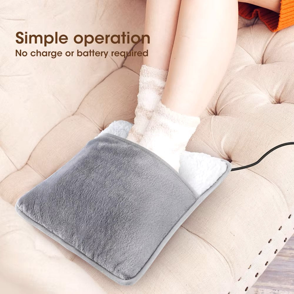 Warmfell™ USB Flannel Foot Warmer With Gentle 40°C Warmth