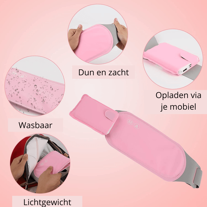 Warmfell™ Rechargeable Heated Belly Wrap with Vibration