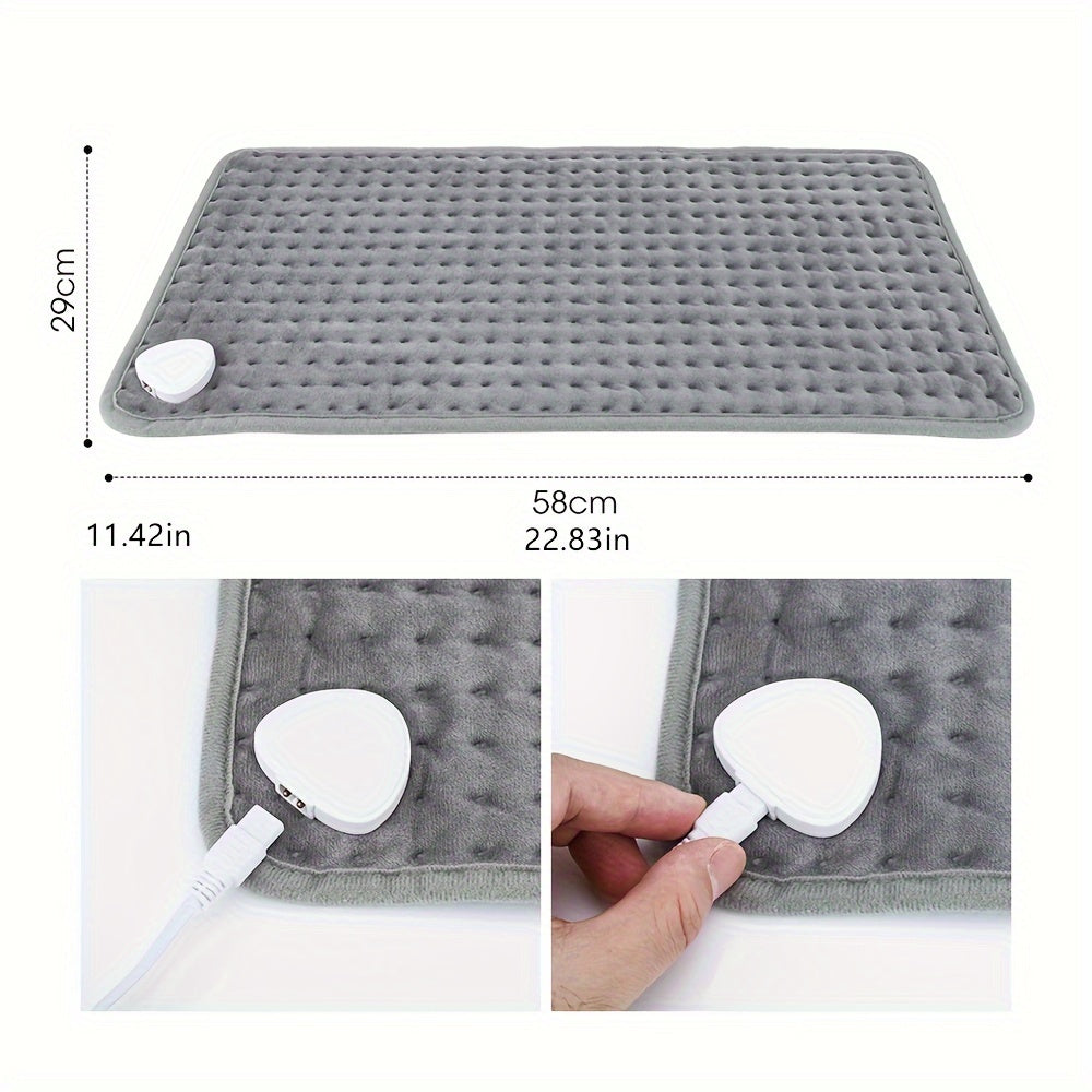 Warmfell™ Knitted Flannel Heated Throw with Safety Timer