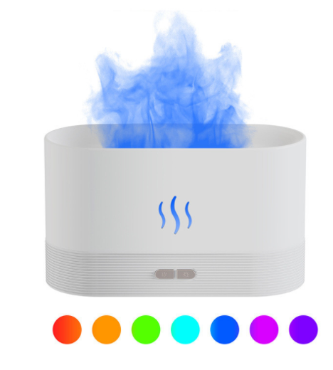 Warmfell Flame humidifier and aroma diffuser with auto-off, USB powered