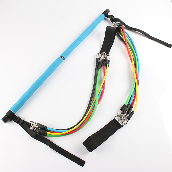 Warmfell Portable pilates bar kit with five band pairs