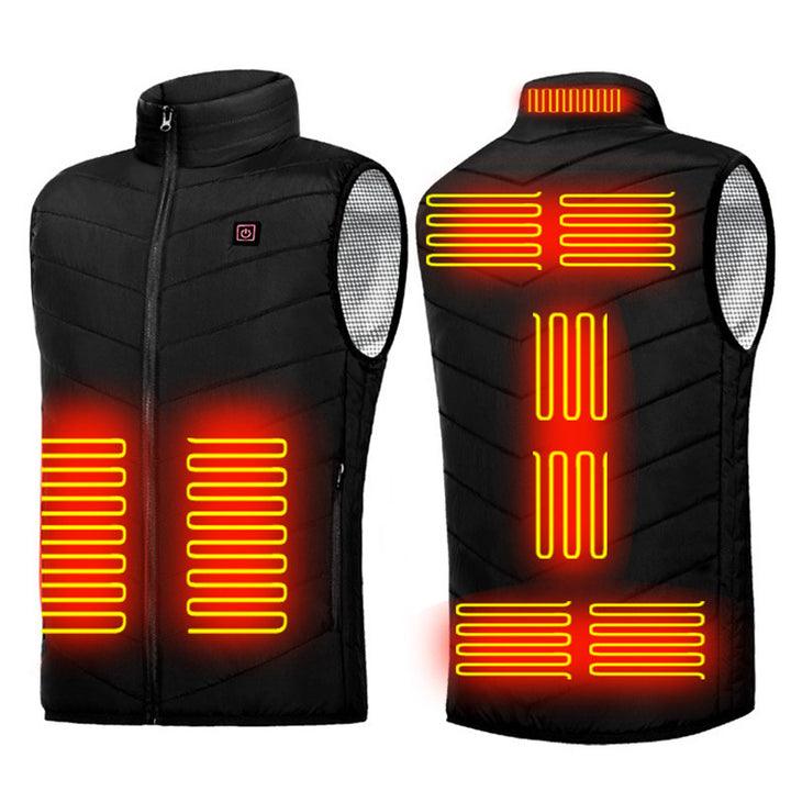USB Heated Jacket For Men And Women With Up To 9 Heating Zones