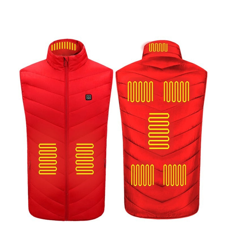 USB Heated Gilet – Washable with 2, 4, 8 or 9 Heat Zones