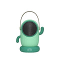Green cactus shaped mini fan heater