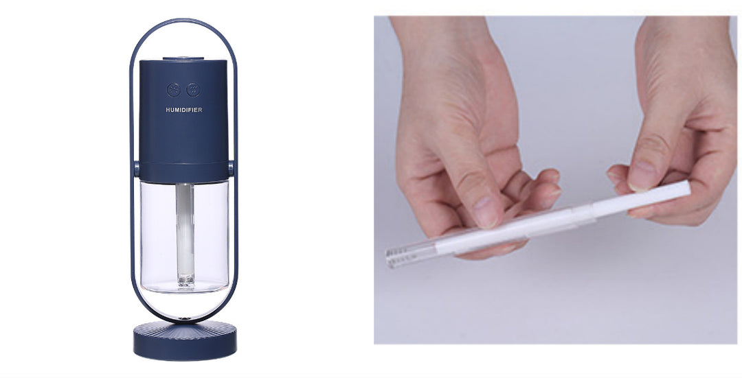 USB Air Humidifier with Projection Night Light, Ultrasonic Mist