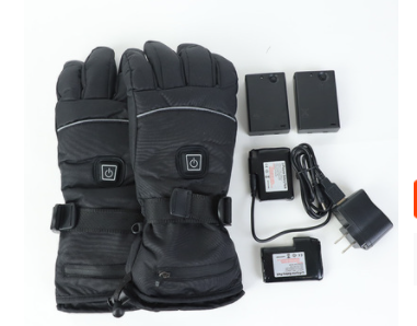 Electric Heated Gloves With 3 Temperature Levels And Warm Velvet
