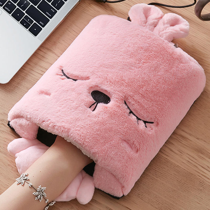Warmfell™ Heated Mouse Pad with Hand Warmer Pocket