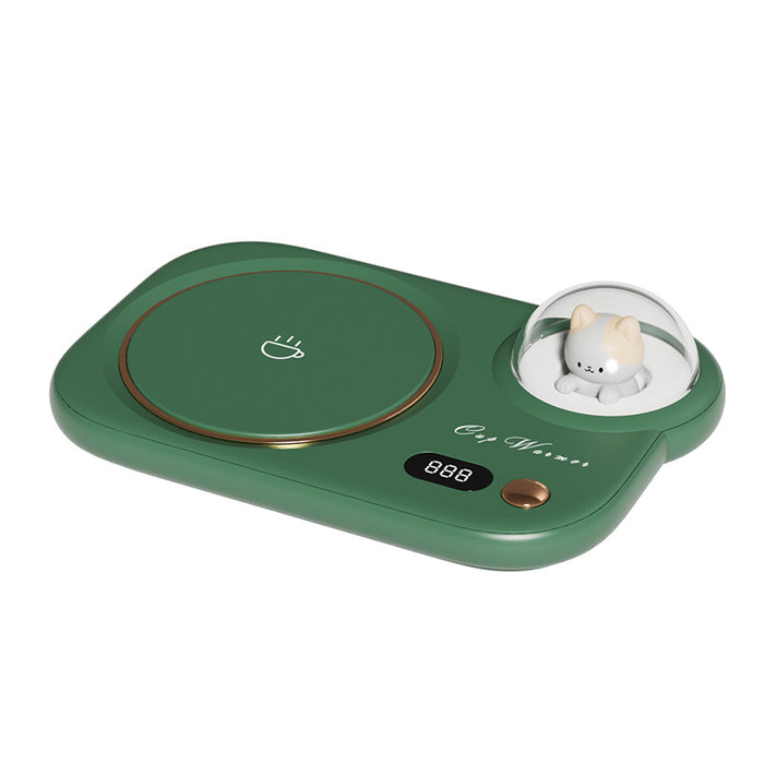 Warmfell Cup Warmer with Cute Pet Night Light Dome