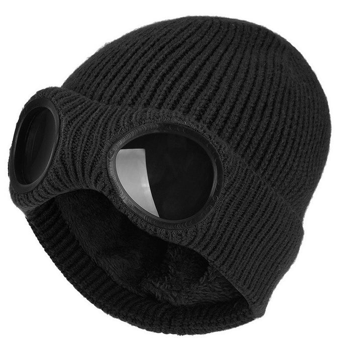 Warmfell Fleece Lined Beanie with Flip Up Goggles