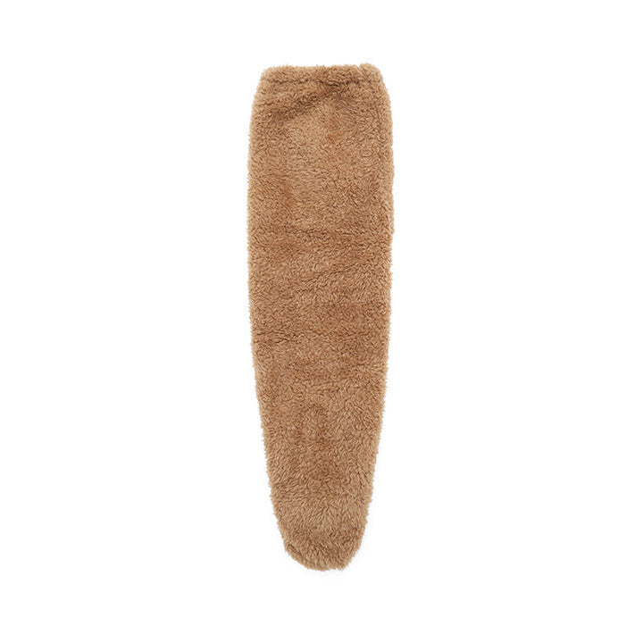 Warmfell™ Fluffy Long Knee Warmer Socks with Open-Toe Design