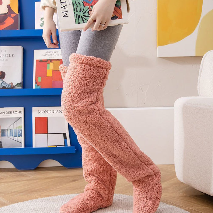 Warmfell Over the Knee Fuzzy Socks, Leg Warmer in One