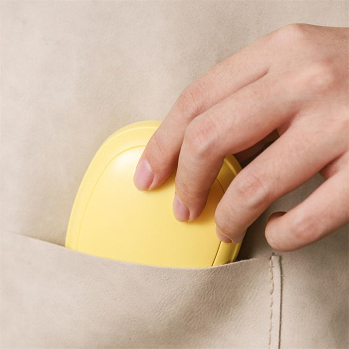 Double-sided rechargeable hand warmer with three settings