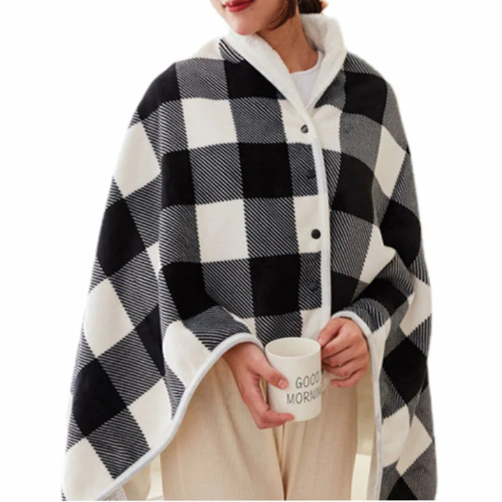Warmfell™ Soft Heated Shawl Wrap with Auto Shut-Off Timer