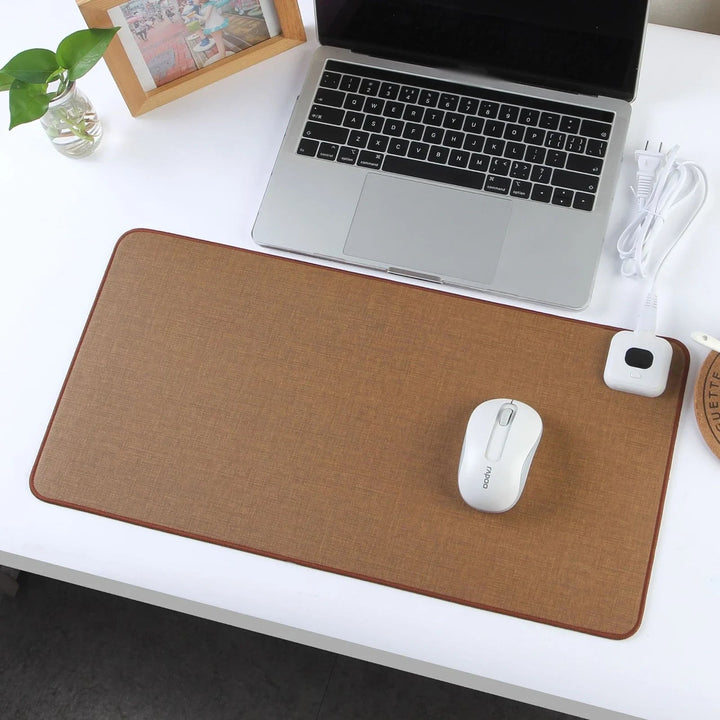 Warmfell™ Heated Desk Mat With Adjustable 35–50°C Temperature