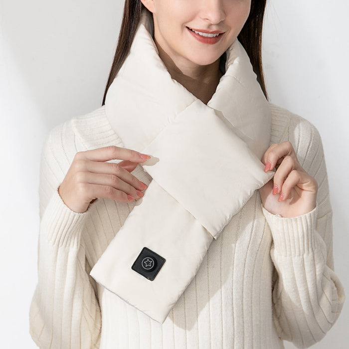 Warmfell™ Heated Cotton Scarf with USB and 3 Heat Settings