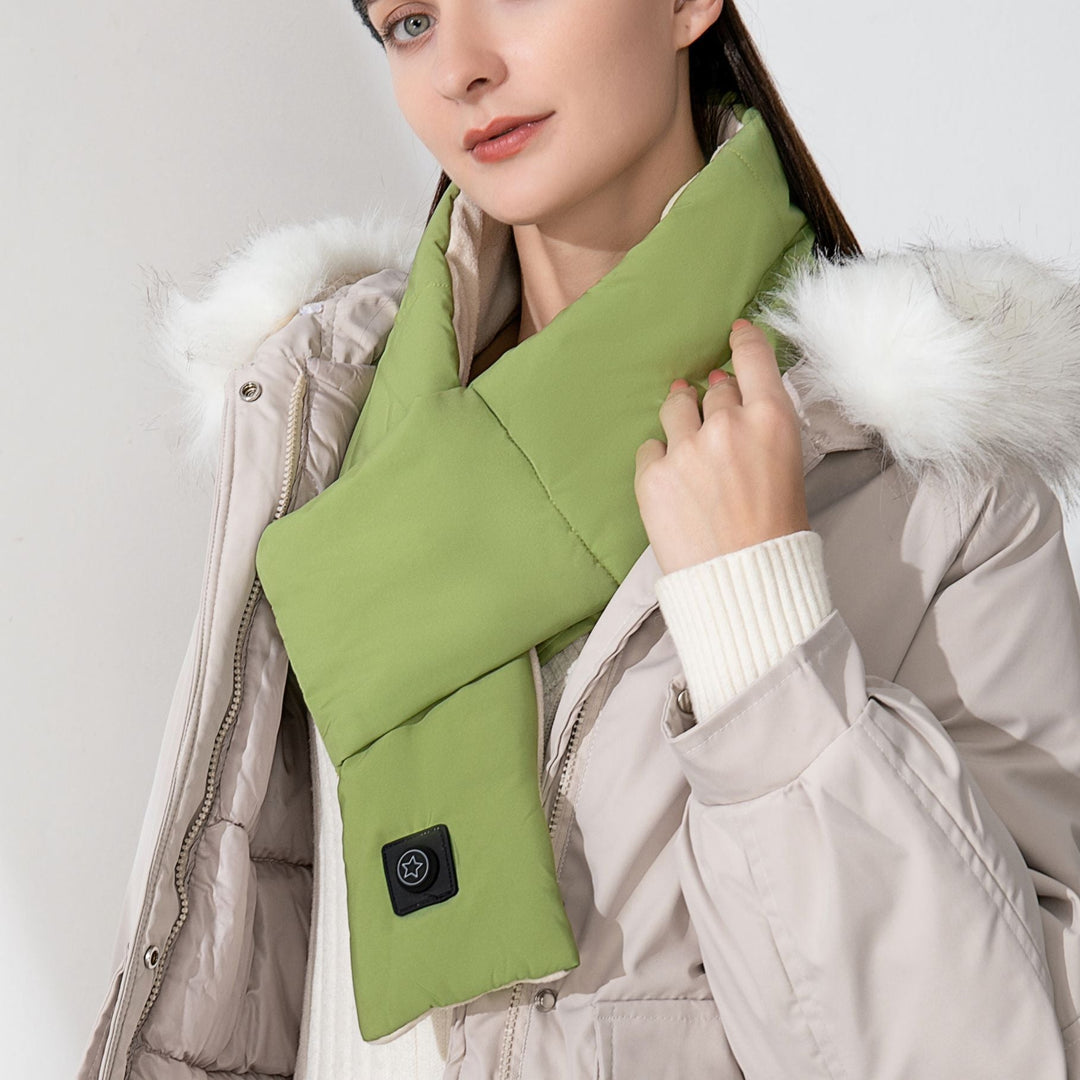 Warmfell™ Heated Cotton Scarf with USB and 3 Heat Settings