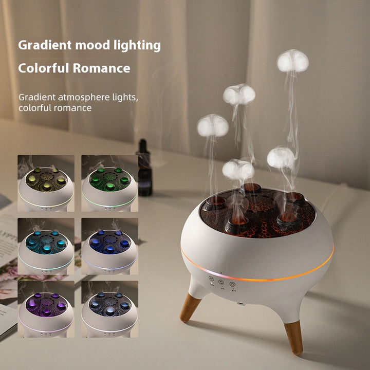 Jellyfish Ultrasonic Humidifier With Remote And Timing Function
