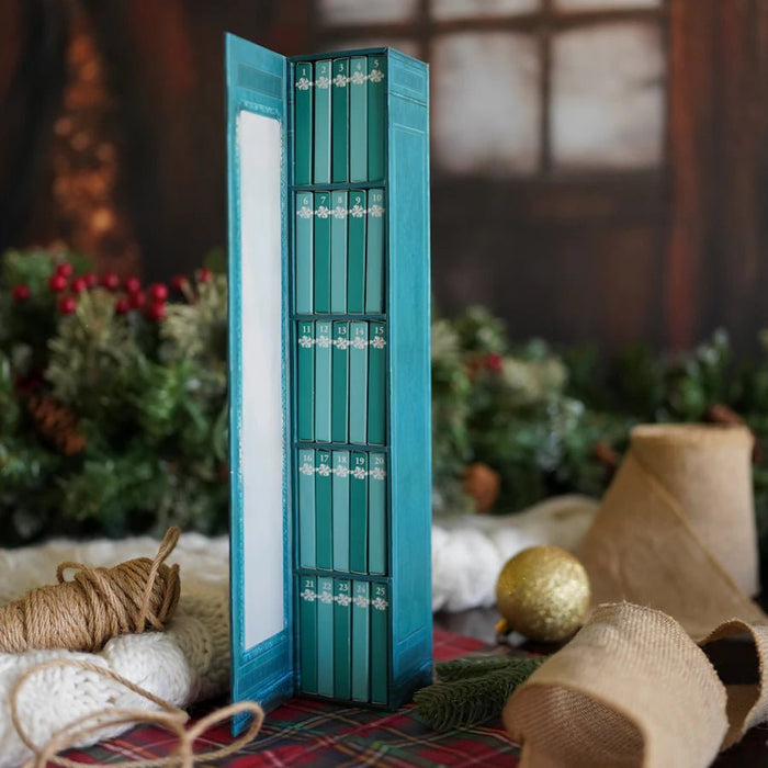 Warmfell Christmas Bookcase Blind Box with Mini Book Ornaments