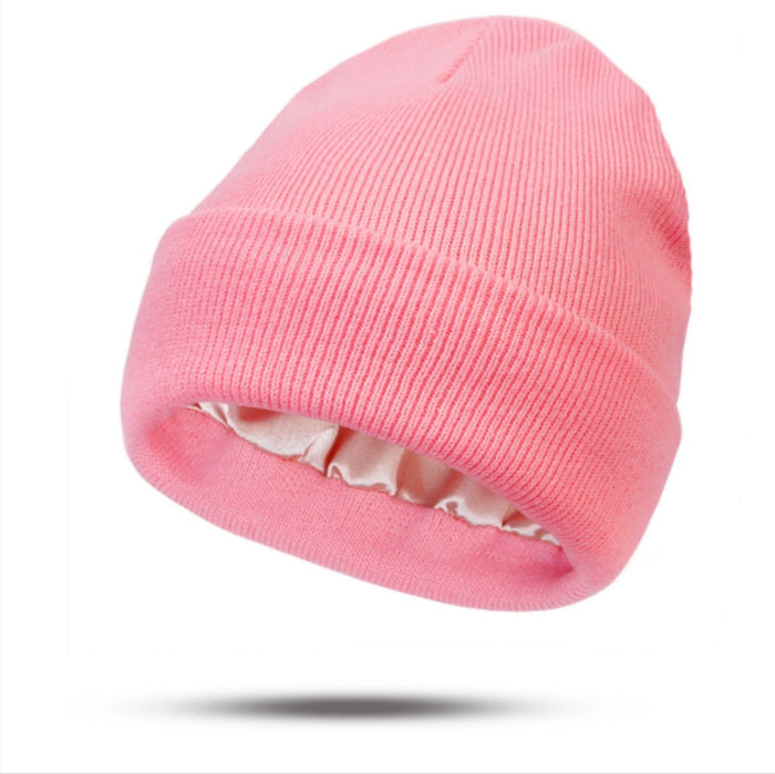 Warmfell Double Layer Cuffed Beanie with Satin Inside