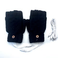Breathable Knitted USB Heated Gloves With 5V Power