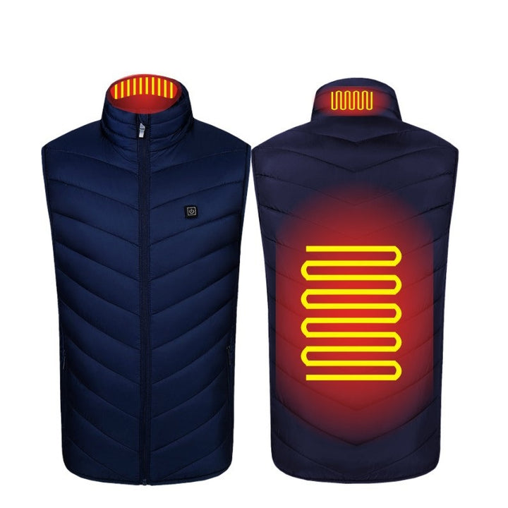 USB Heated Gilet – Washable with 2, 4, 8 or 9 Heat Zones