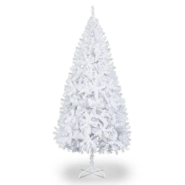 Warmfell White Hinged Artificial Christmas Tree, 5ft Unlit