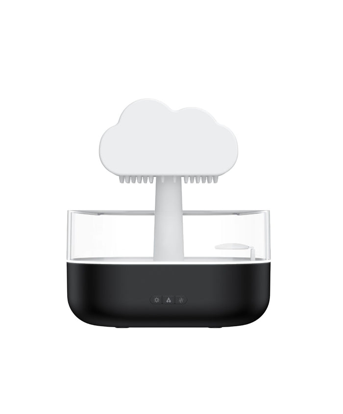 Warmfell Rain cloud night light humidifier with raindrop sound and 450 ml tank