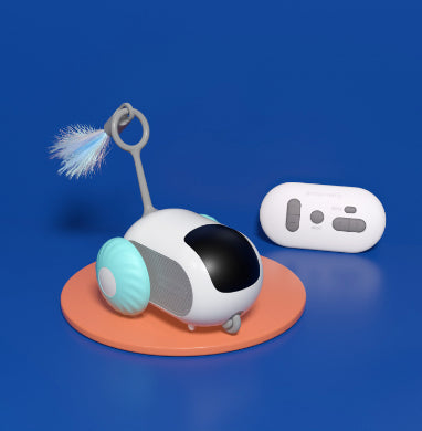 Warmfell Remote control cat car with feather teaser