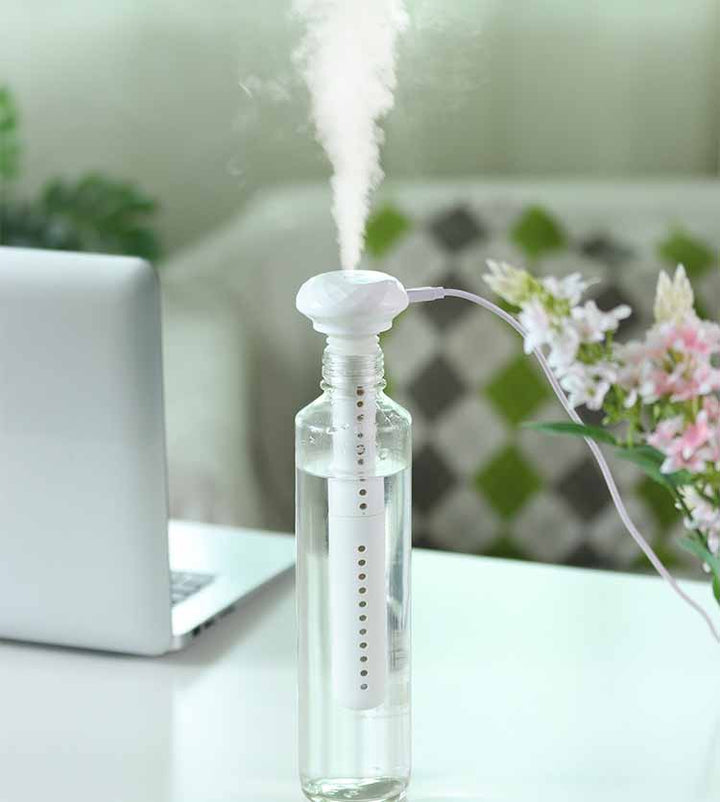 USB Mini Ultrasonic Humidifier With LED Lamp And Cool Mist