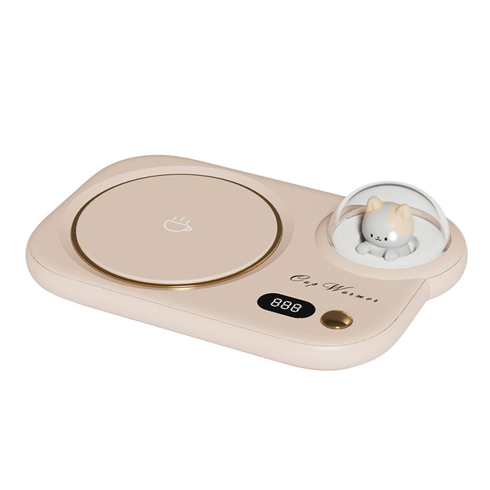 Warmfell Cup Warmer with Cute Pet Night Light Dome