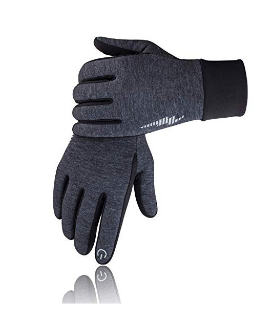 Warmfell Fleece Lined Touchscreen Gloves with Grip Palm