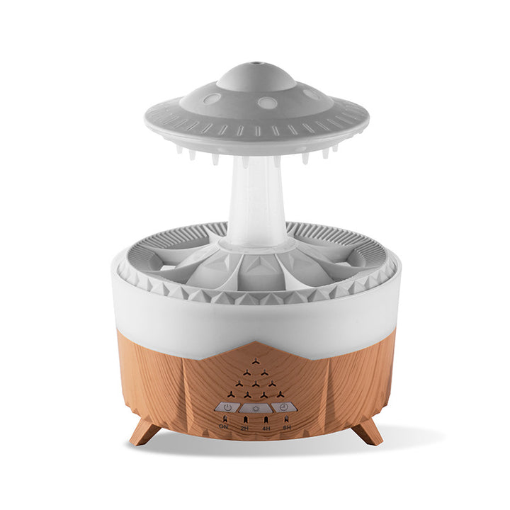 UFO Raindrop Humidifier With Water Drop Sound And Aroma Diffuser