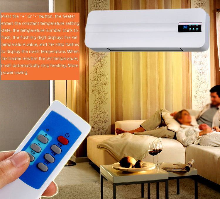 Waterproof Wall Mounted Bathroom Heater With PTC Ceramic